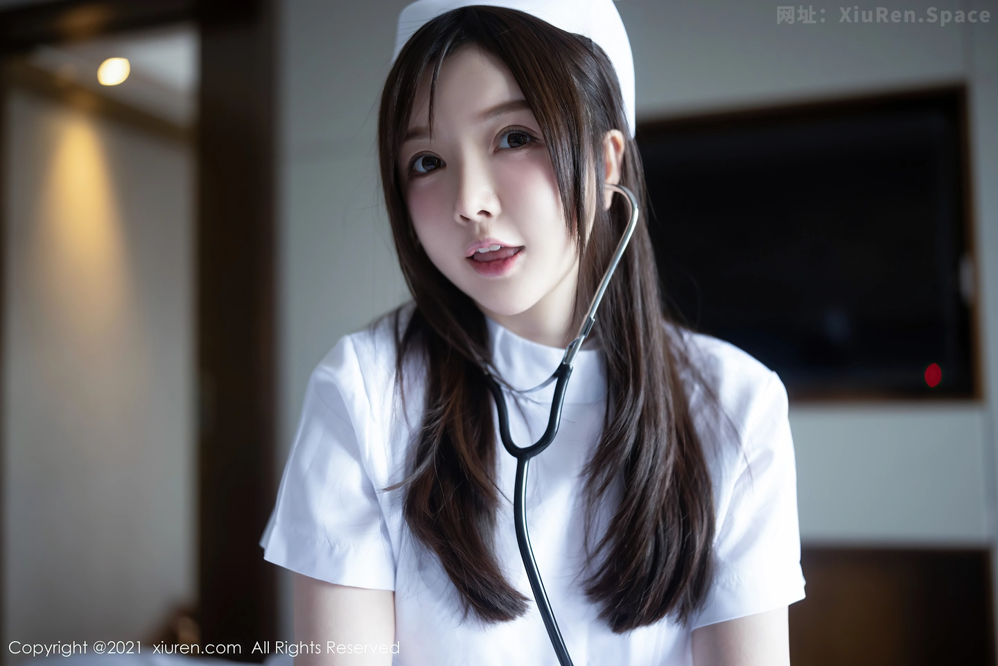 图片[5]-[XiuRen秀人网]VOL.3114 女神糯美子Mini洁白护士制服主题私房蕾丝内衣秀豪乳翘臀诱惑写真54P-秀人网官方网站